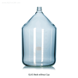 DURAN® Super-duty Production Bottle Standard and Safety Coated, without Cap, Increased Thickness, 10 & 20Lit Using for Mixing & Stirring Process, Boro-glass 3.3, 10 & 20Lit 내충격용 슈퍼듀티 프로덕션 바틀