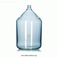 DURAN® Super-duty Production Bottle Standard and Safety Coated, without Cap, Increased Thickness, 10 & 20Lit Using for Mixing & Stirring Process, Boro-glass 3.3, 10 & 20Lit 내충격용 슈퍼듀티 프로덕션 바틀