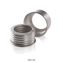 DURAN® GL45 Aluminium Open- or Closed-top Screwcap, Excellent Heat Resistant, up to 260°C Ideal for Alternative to Plastic Screwcaps, Autoclavable, GL45 알루미늄 스크류캡, 오픈탑 or 클로즈탑