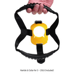 DURAN® Safety Carrying System for 2·5·10·20Lit GL45 Glass Bottles, Supplied without Bottle Ideal for Easy & Safe Carrying & Pouring of Bottles, Autoclavable, 유리병 안전운반(캐리) 시스템, 2·5·10·20리터 바틀용