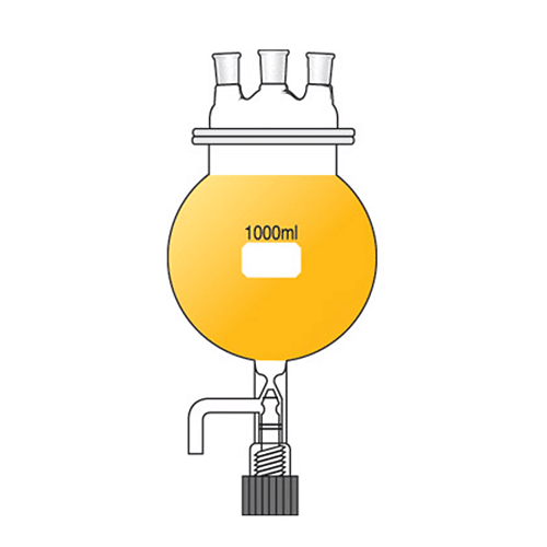 3구 콕크부 플라스크형 반응조 세트 (RF1065)