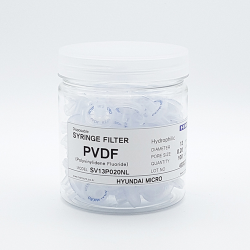 PVDF 시린지 필터(현대) SV