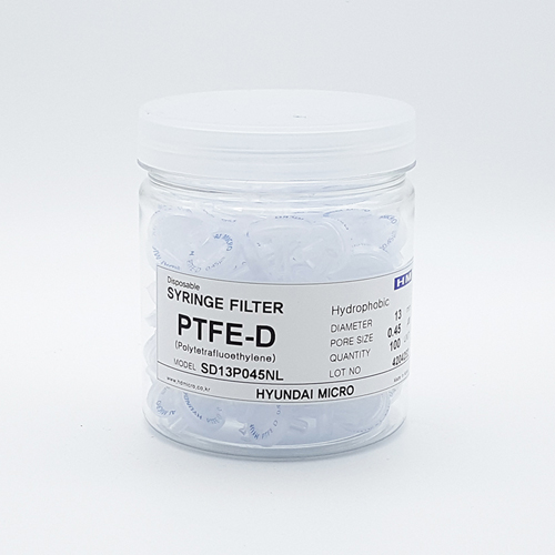 PTFE-D 시린지 필터(현대) SD