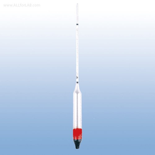 Alla High Precision Alcohol Hydrometer, with Certificate of Conformity With certi., 0.1% Vol, 0~100% Vol., 초정밀 주정계