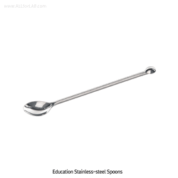 Chemical Spoon, with 1-side Mini-bowl, L160~L300mm Stainless-steel #430, 시약 스푼