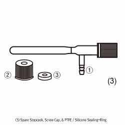 DURAN® Hi-grade MOBILEX® Hi-Vacuum Desiccators Set, O-mbar Vacuum, id Φ15~30cmWith Porcelain Plate & Safety PTFE Screw Cock, 고진공 데시케이터 세트, 중판포함