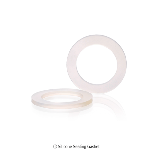 DURAN® GL45 Stainless-steel 1~4-port Connector PBT or PP Screwcap, for All GL45 Bottles, with 1~4 Ports Suitable for Flexible Tubing with id. Φ8.0mm, Retrace Coded for Full Traceability, Autoclavable, GL45 1~4 포트 커넥터 캡