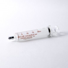 Matched Numbered Glass Syringe 고급형 유리 주사기, Metal Luer-Lock Tip