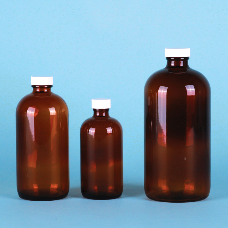 Glass Narrow Neck Bottle 세구병, with F217 Foam Lined