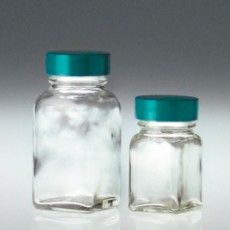 Clear Square Tablet Bottle / Jar 사각 태블릿 광구병
