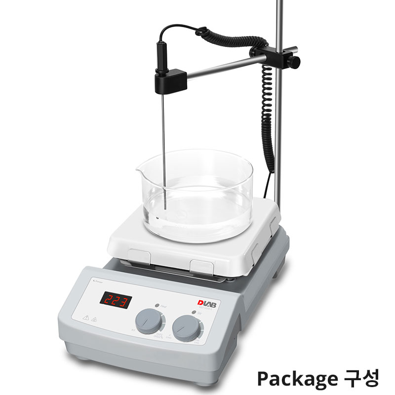 Digital Hotplate Stirrer, 184 × 184 Plate 디지털 고온용 가열 자력 교반기, up to 550℃