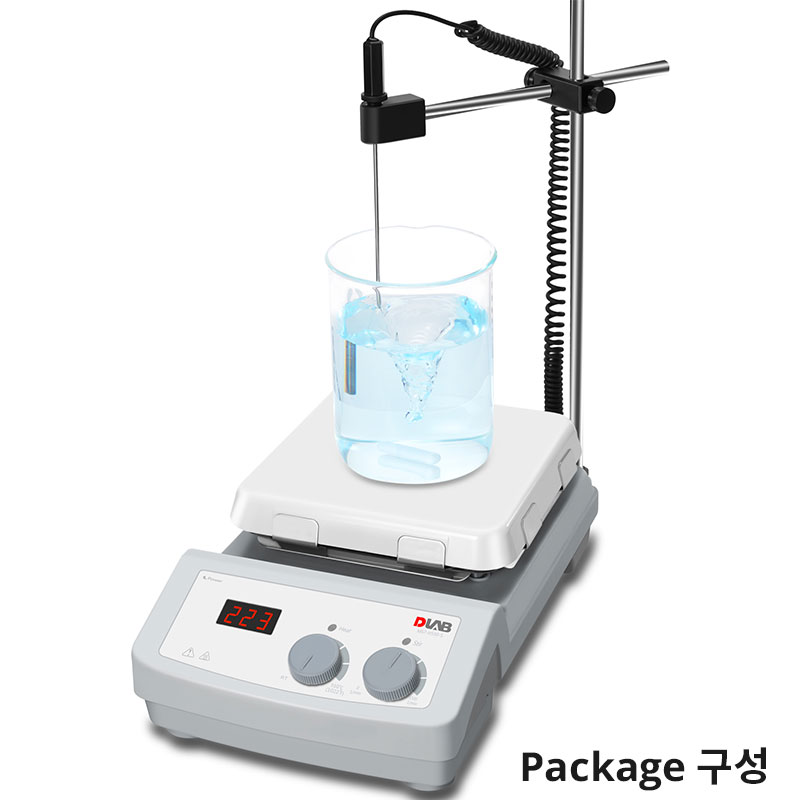 Digital Hotplate Stirrer, 184 × 184 Plate 디지털 고온용 가열 자력 교반기, up to 550℃
