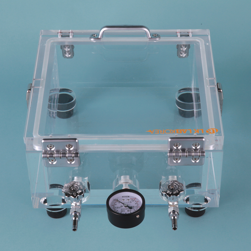 Vacuum Desiccator 진공 데시케이터, 상부 개폐