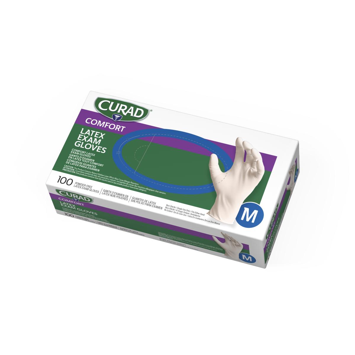 Latex Examination Glove, Curad® 규라드 라텍스 글러브, Powder Free