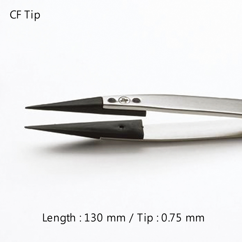 ESD Carbofib Tip Tweezer CF 팁 트위저, Ideal-Tek®,ID-259CF-SA