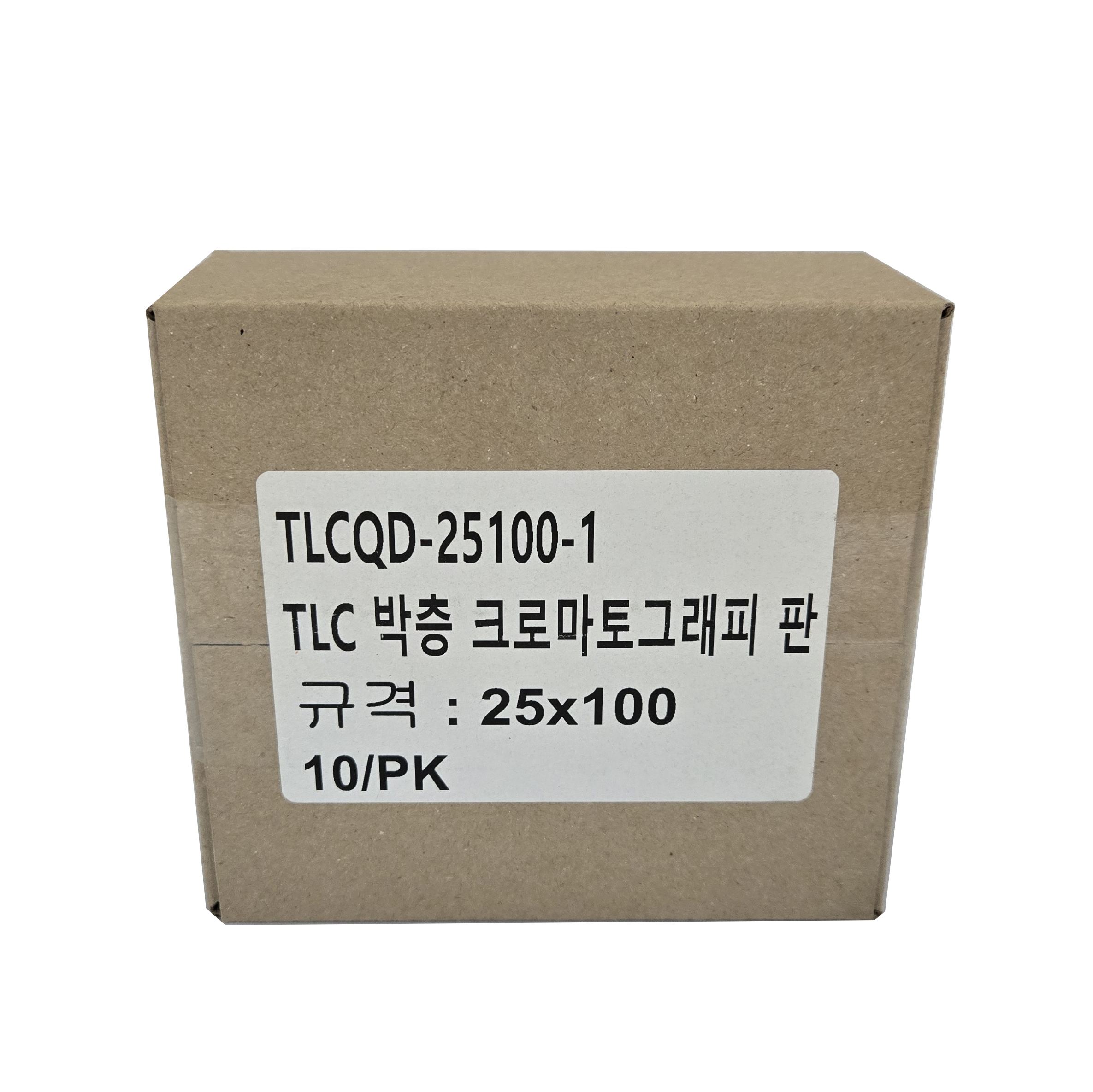 박층 크로마토그래피 판 25x100mm 50x100mm TLCQD