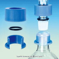 “witeg” Superfix Screwcap type Joint Clamp, with Clamping O-ring, Color-coded, Joint 14~45 Highest Safety, Screwthread-type, for both DIN/ISO & ASTM Joint, Superfix 스크류타입 조인트 클램프