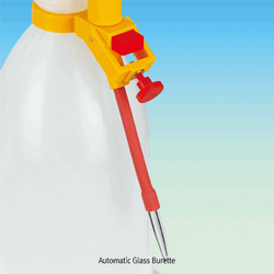 “witeg” Schilling® Automatic Glass Burette, Class B, 10~50㎖ With PE Bottle 500 or 1,000㎖ and Stable Base, 쉬링® 자동뷰렛
