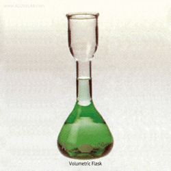 “witeg” Sugar-analysis Volumetric Flask, for Kohlrausch®, 100㎖ & 200㎖ For Sugar-analysis, Blue Graduation, 분석용 용량 플라스크