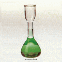 “witeg” Sugar-analysis Volumetric Flask, for Kohlrausch®, 100㎖ & 200㎖ For Sugar-analysis, Blue Graduation, 분석용 용량 플라스크