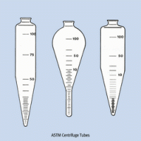 “witeg” ASTM Centrifuge Tube, with Standard Graduation for Oil, 100㎖ ASTM 표준 Oil 원심관