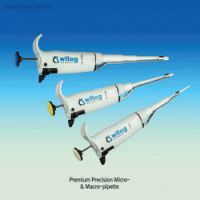 “witeg” WITOPET premium Precision Micro- & Macro-pipettor, Easy Calibration, 0.2~1000㎕, 5 & 10㎖ GILSON®- Model with Color-coded Button, Fit to Gilson Type & Universal-type Tips, Autoclavable, 프리미엄 정밀형 피펫터