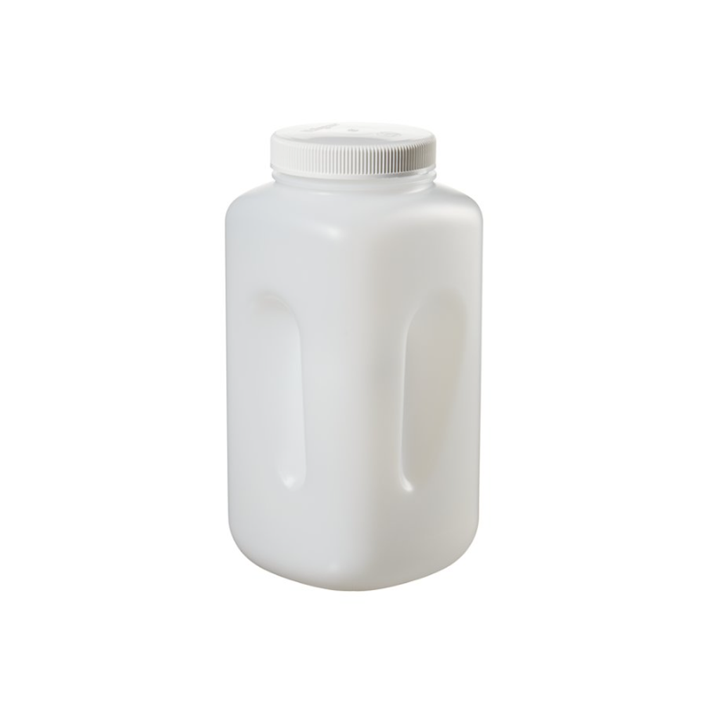 Large Square Wide-Mouth HDPE Bottle with PP Closure, 광구병
