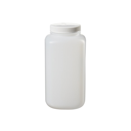 Large Square Wide-Mouth HDPE Bottle with PP Closure, 광구병
