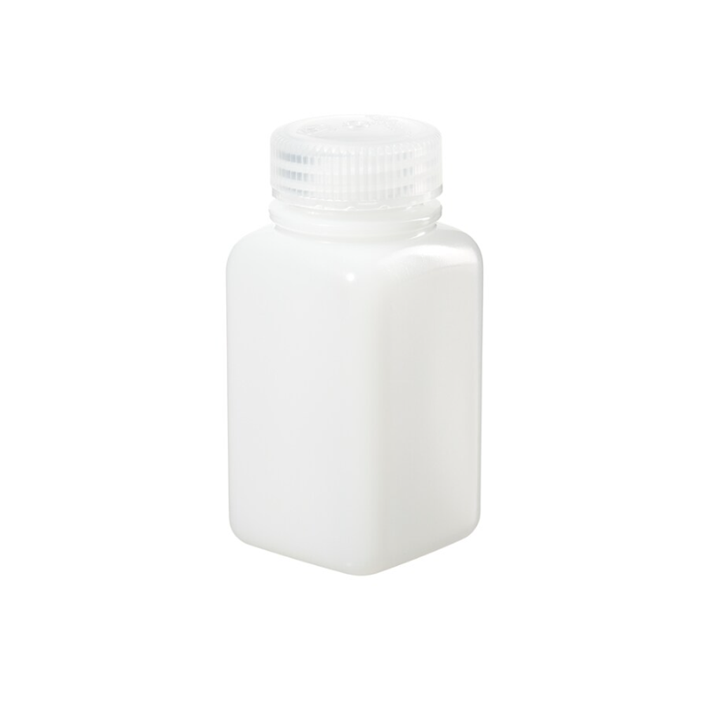 Square Wide-Mouth HDPE Bottles with PP Closure, 광구병