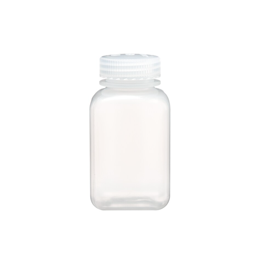 Square Wide-Mouth PPCO Bottles with PP Closure, 광구병