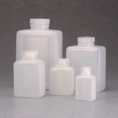 Rectangular HDPE Bottle with PP Closure, 광구병