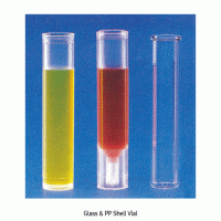 Wheaton® Premium 8mm Plugtop 0.7 & 1.0㎖/Φ8×h40mm Autosampler Shell Vials, Glass and PP Clear, for Chromatography, Boro-glass 3.3, for Waters® 96-Pos. Autosampler 0.7~1.0㎖ 프리미엄 플러그탑 오토샘플러 쉘 바이알