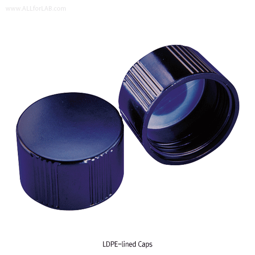 Wheaton® Black Phenolic Screwcaps, Autoclavable, ASTM·EPA·FDA스크류 캡, 바이알 / 바틀 겸용, 흑색 페놀 재질, 내열·내약품성 우수