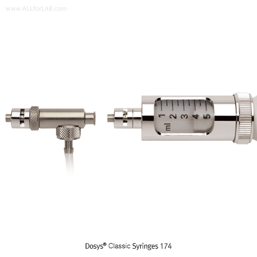 Wheaton® Self-Refilling Dispensers, Dosys® Syringes, 01~9999.99㎖자동 충전 주사기형 분주기, 다용도로 사용가능