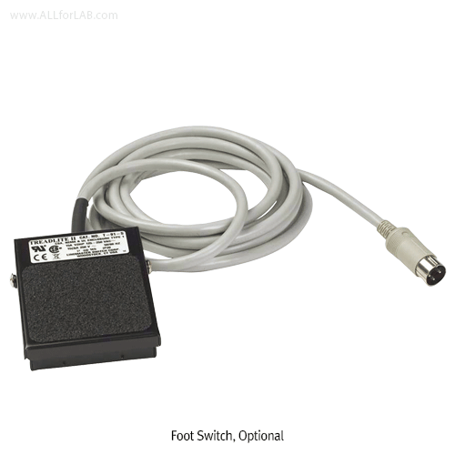 Wheaton® Fully Automatic Peristaltic Pump/Dispenser, UniSpense PRO® With Large 5″ LCD Backlit Display, Dual Operating Speed 75 & 150 RPM, One Pump Head For Tubing id Φ 2·3·6·8mm, Dispensing Range 0.01~9999.99㎖, 전자동 디스펜서