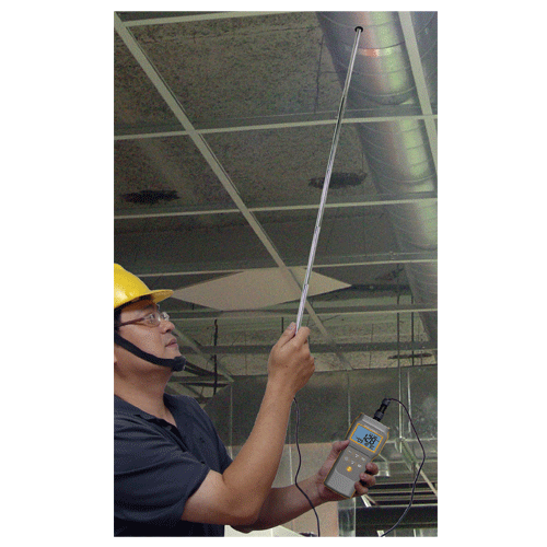 DAIHAN® Combo-Anemometer of Flow·Temp·RH%·Dew-point “ANE”, PC-interface, Datalogging 0.5m/s, -20℃+60℃, 0.1~99.9% RH, -20℃+59.9℃ D-point, & Wet Bulb, with 18mm Vane Probe & Cable, 정밀 아네모메타