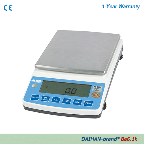 DAIHAN-brand® 0.01~610g, 0.1~6100g Multi-use Digital Balance “Ba-series”, RS-232C, DC & AC Adapter with g/Metric/Pcs/%/Carat/CHK/Bargraph/Density test-Function, 다용도 전자 바란스, 무게/계수/퍼센트/캐럿/비교계량/비중측정 & 동물계량 기능