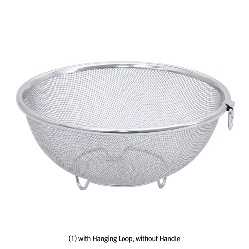Stainless-steel Mesh Basket, Φ205~260mm Ideal for Washing·Drying·Storage &c., Lightweight, Durable, 원형 메쉬 바스켓