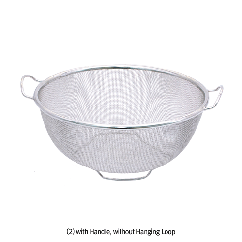 Stainless-steel Mesh Basket, Φ205~260mm Ideal for Washing·Drying·Storage &c., Lightweight, Durable, 원형 메쉬 바스켓