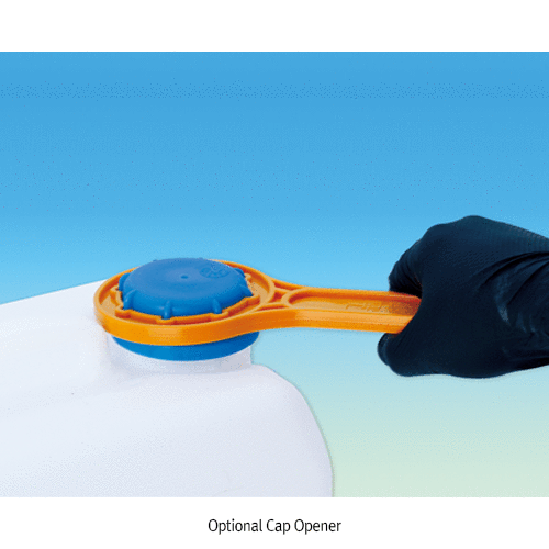 1~22Lit Clean-grade & UN-certified or not Bottle, Heavy-duty, Rectangle HDPE, with Leakproof Tamper Evident ScrewcapWith 10,000-Clean Grade & UN RTDG Certified, Good Resistance of Impact & Chemicals, -50+105/120℃ Stable, 크린바틀 & 안전바틀