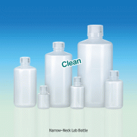 WisdTM 30~1,000㎖ CleanPack PP Narrow-Neck Lab Bottle, Sterile & Non-Sterile With ASTM Screwcap & Double Sealed Leakproof, Autoclavable, PP 세구병, 멸균 & 비멸균, ASTM