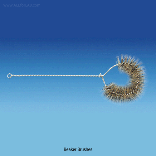 DAIHAN® Brushes For Laboratory, with Galvanized Wire Handle & Hanging Loop, 각종 이화학용 세척솔