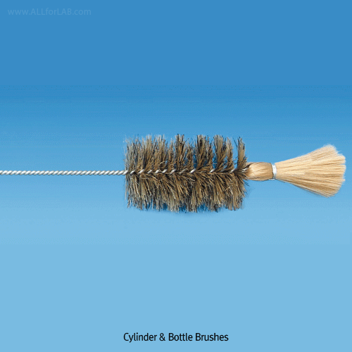 DAIHAN® Brushes For Laboratory, with Galvanized Wire Handle & Hanging Loop, 각종 이화학용 세척솔