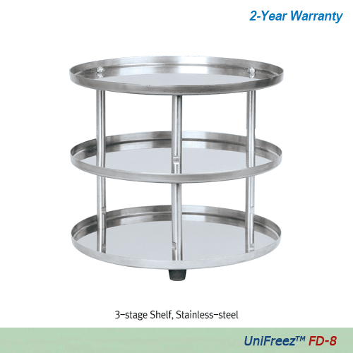 DAIHAN-brand® Freeze Dry System, Lab Scale Benchtop-type, “UniFreezTM FD-8”, 8 Lit, 3Lit/24hr, Cold Trap Max. -90℃ with Automatic & Manual Process, Used with 12-port T-type Manifold or 8-port Acrylic Drying Chamber, 실험실용 동결 건조기