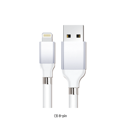 Magnetic Quick Charge Cable, with Magnetic Suction Design, Output 9V/2.0A; 5V/3.0A, L1.8m Ideal for Use in Vehicles and Homes or Outings, 마그네틱 고속충전 USB 데이터케이블