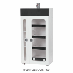 DAIHAN® Ducted Safety Cabinet, with Clear PVC & Safety Glass-Door Window, Built-in PP/Al-buttressWith Internal & External PP/Steel Plate, Duct & Pipe Silicon Sealing, Gas Leak Completely Blocked, 닥트형 약품기구 보관장, 환기형