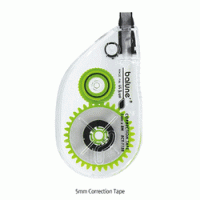 5mm Correction Tape, Available Clean Copy, w5.0mm×L8m With Dispenser, Optional Refill Tape, 5mm 수정 테이프