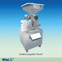 WisdTM Cutting Mill & Pin Mill Common Use “CML140” & “PML140”, Dry type, Max 4600rpm, Output