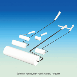 Sticky Roller & Handle, for Clean Room, Class 1000, w10~30cm, L18m, 50㎛ thick Ideal for Removal Dust, High Adhesion, Lint-Free, 크린룸용 스티키 롤러 & 핸들