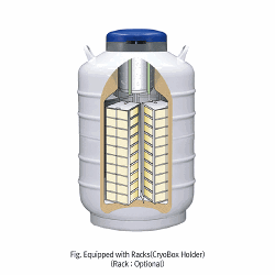 Rack-type Liquid Nitrogen CryoSystemTM, without Square Rack & Cryo box, 47~95LitStorage Capacity : 1050~3000 vials(1.2 & 2.0㎖), 랙 타입 크리오시스템, 사각 랙 별도판매